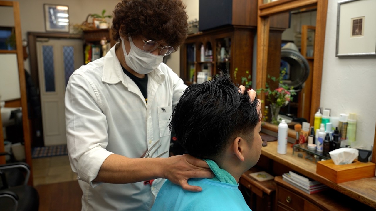 💈🇯🇵Old-School Barber Massage & Haircut at Minori Barbershop in Utsunomiya, Japan