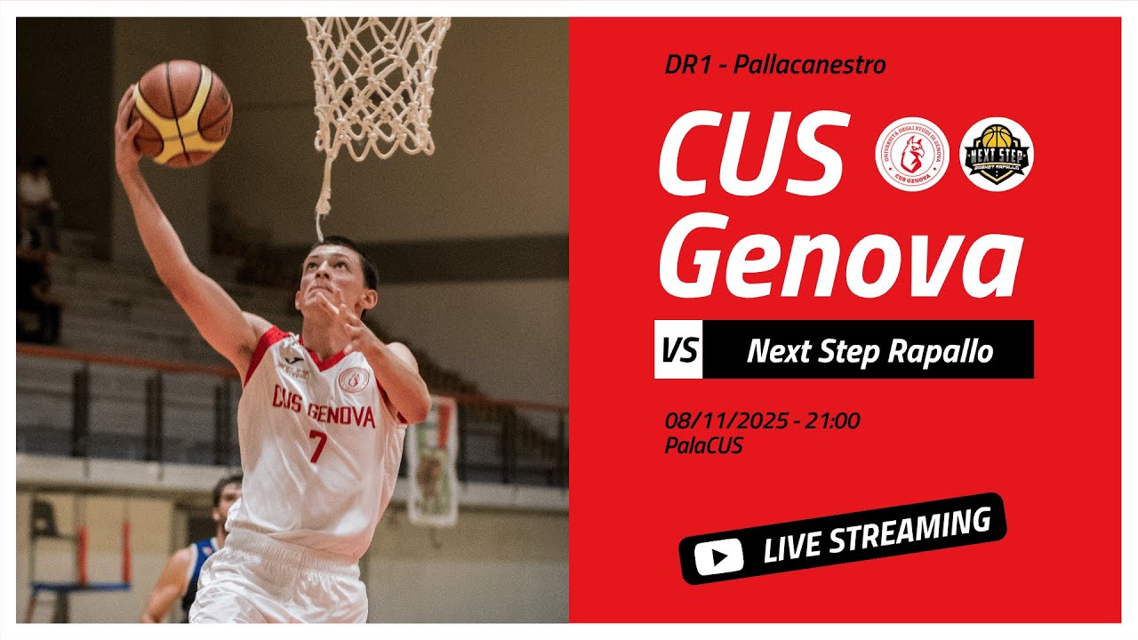 🏀 CUS Genova Basket vs Next Step Rapallo | DR1