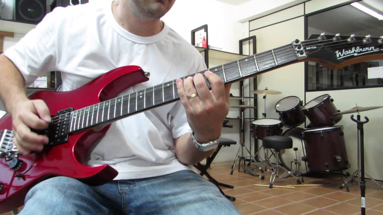 guitarra washburn wr154 - Teste para Venda