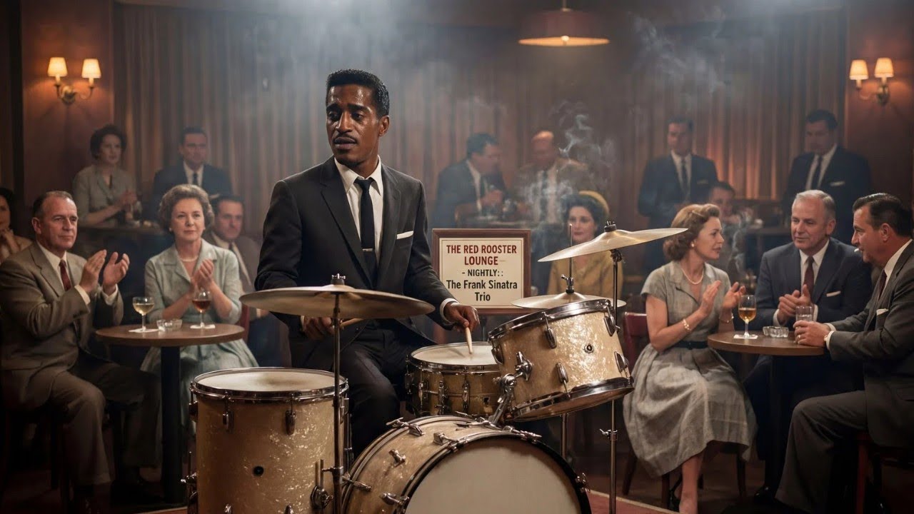 They saw only a drummer — Then Sammy Davis Jr. grabbed the microphone, that day a LEGEND was born