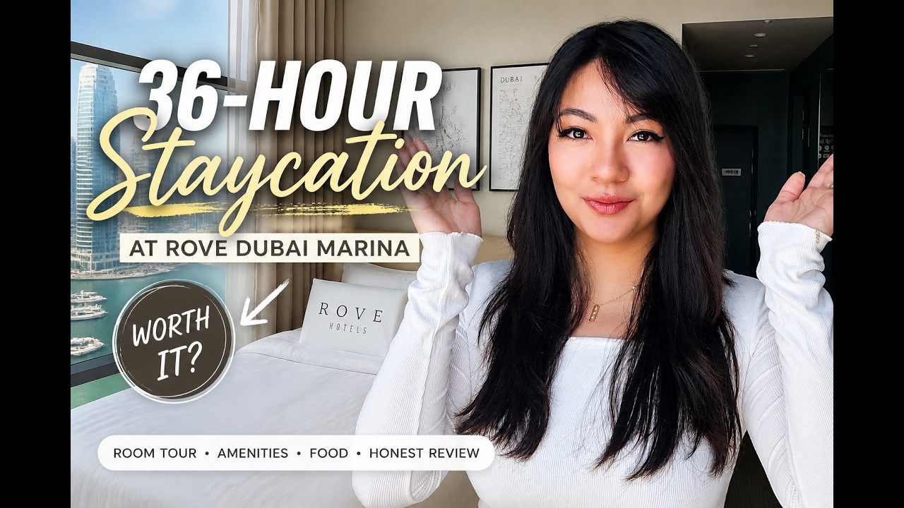 We Tried a 36-Hour Staycation at Rove Dubai Marina&hellip; Worth It? | Diii Vlogs