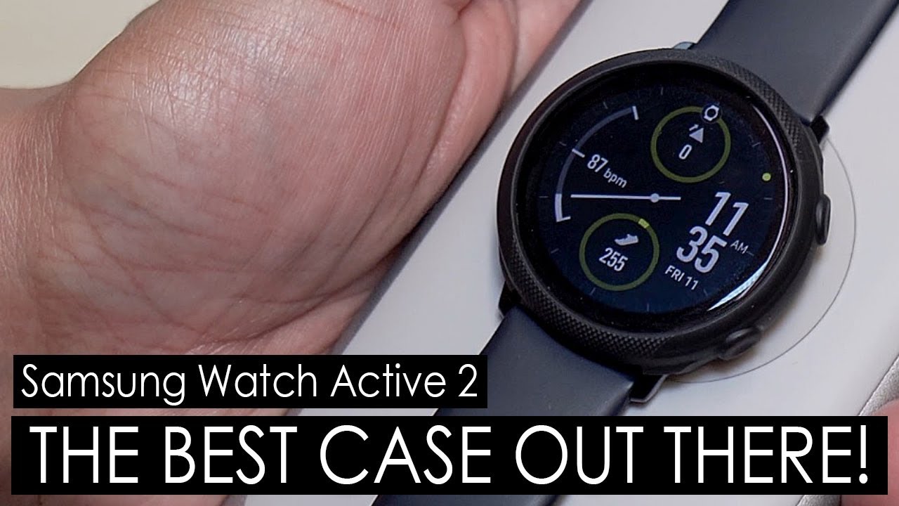 Samsung Galaxy Watch Active 2 Protective Case (Spigen) [4K]