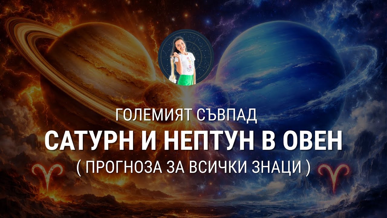 Сатурн и Нептун в Овен🪐: Съдбовен завой за всички знаци 💫