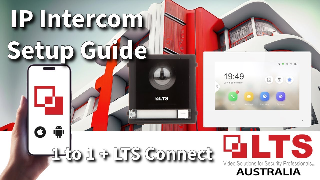 LTS IP Intercom - Programming via Web Browser & Smartphone Connection