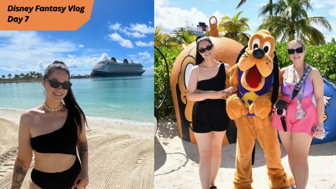 Disney Fantasy | Day 7 | Halloween On The High Seas | Castaway Cay, Cookies BBQ, Pedal Boats & More