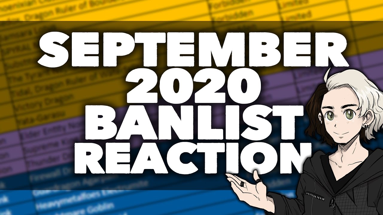 Yu-Gi-Oh! September 2020 Banlist Reaction