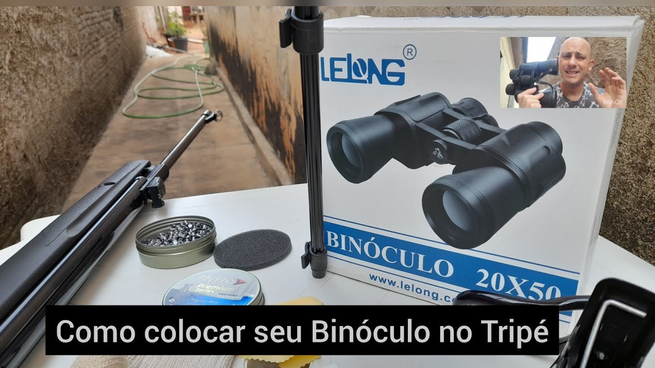 Como colocar seu Binóculo no Tripé