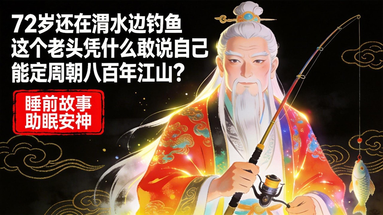 姜子牙：72歲還在渭水邊釣魚，這個“老頭”憑什麼敢說自己能定周朝八百年江山？| 安眠故事