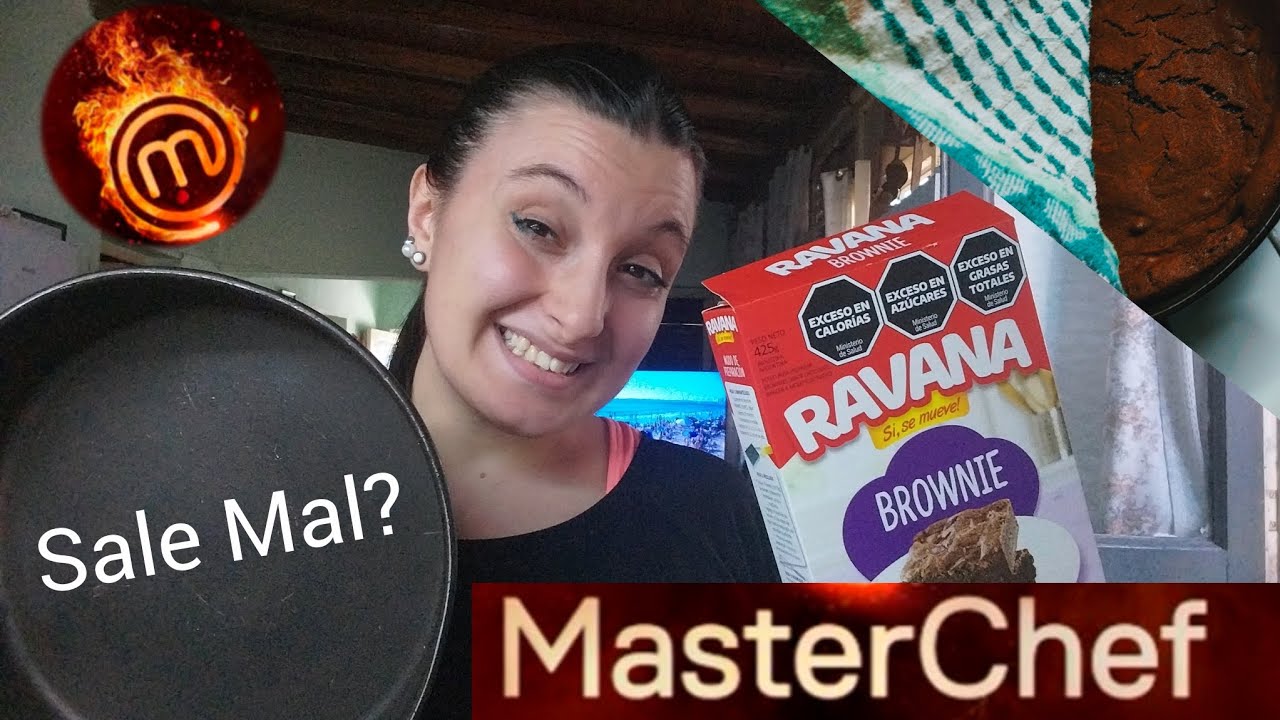 Entre al repechaje de Masterchef? 🥧🥄El brownie SALE MAL? 