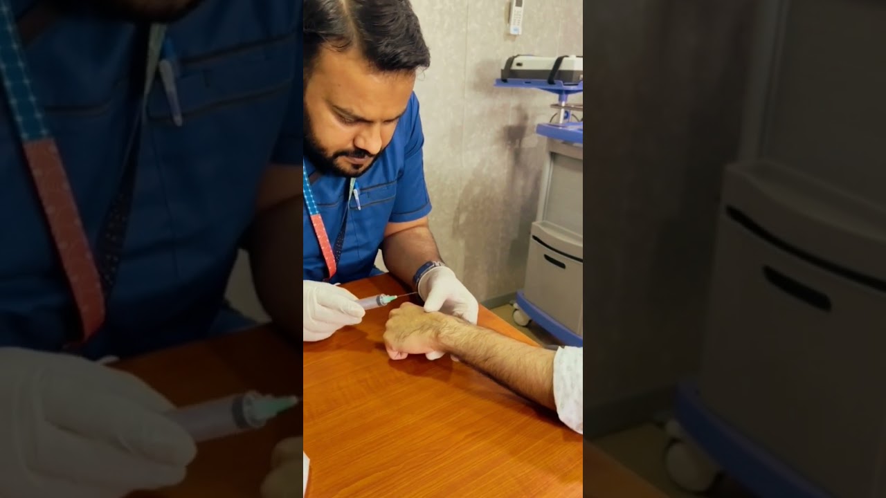 Ganglion Cyst | Aspiration Method | Dr Rizwan Basra