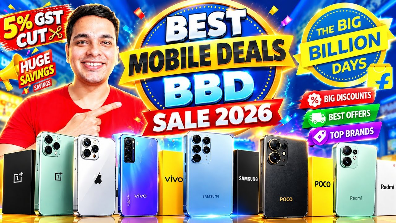 Flipkart Big Billion Days 2026 - 10 Best Smartphone Deals 🔥 Flipkart BBD Sale 2026 Best Mobile Offer