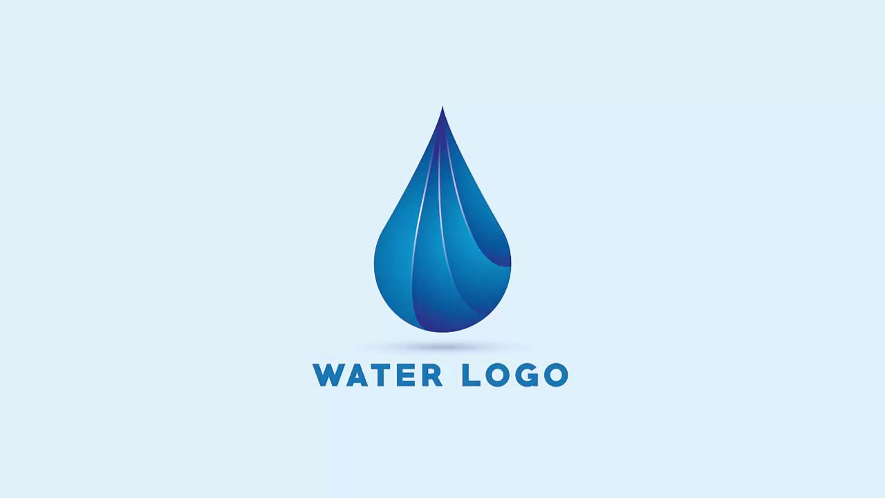 Illustrator Tutorial | Water Logo Design Color
