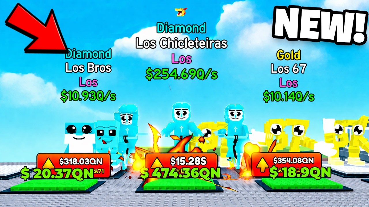 Я получил НОВЕЙШИЕ РЕДКИЕ Los Brainrots в Be A Brainrot!