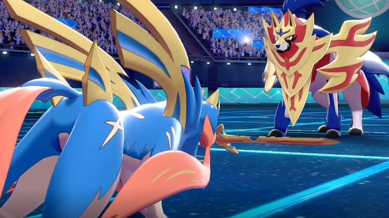 ZACIAN VS ZAMAZENTA ! POKEMON SWORD AND SHIELD WIFI BATTLE