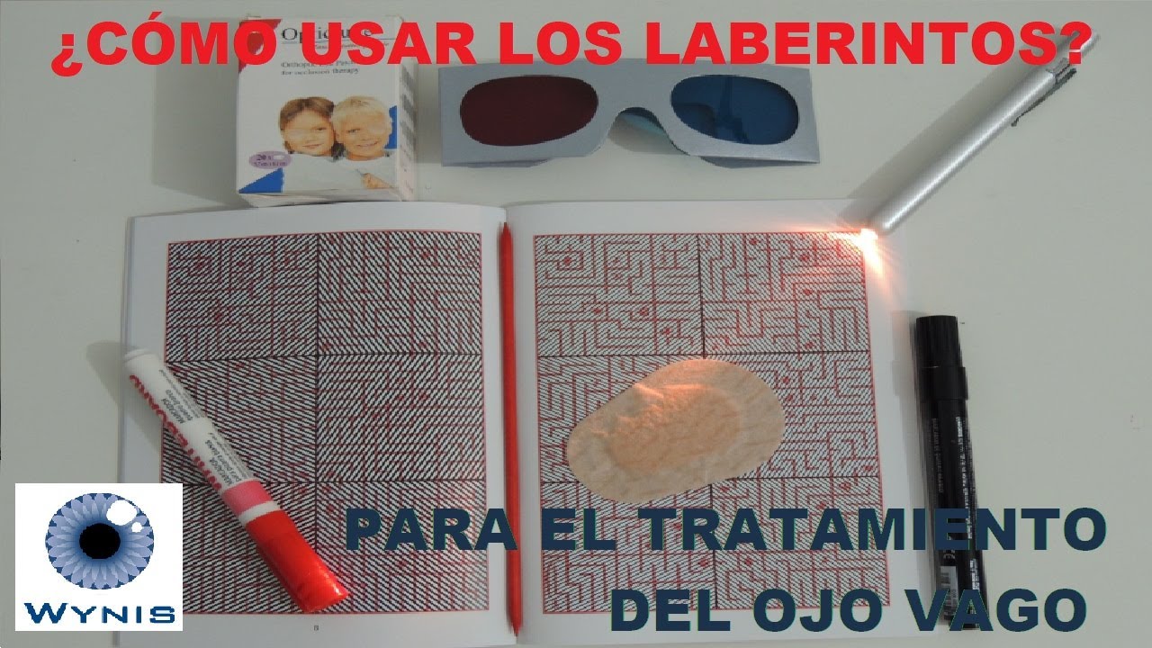 Aprende a usar los laberintos en el tratamiento del Ojo Vago + 3 EJEMPLOS - Terapia Visual.