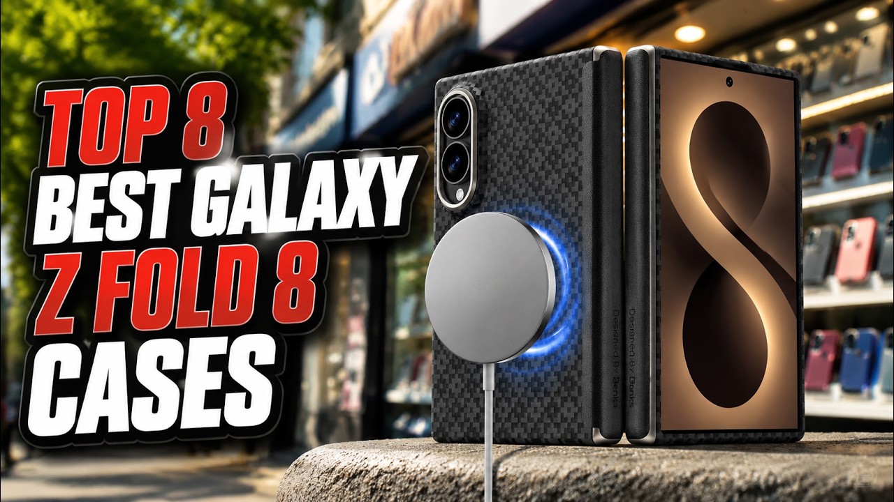 Top 8 Best Galaxy Z Fold 8 Cases for Protection, MagSafe & Everyday Use