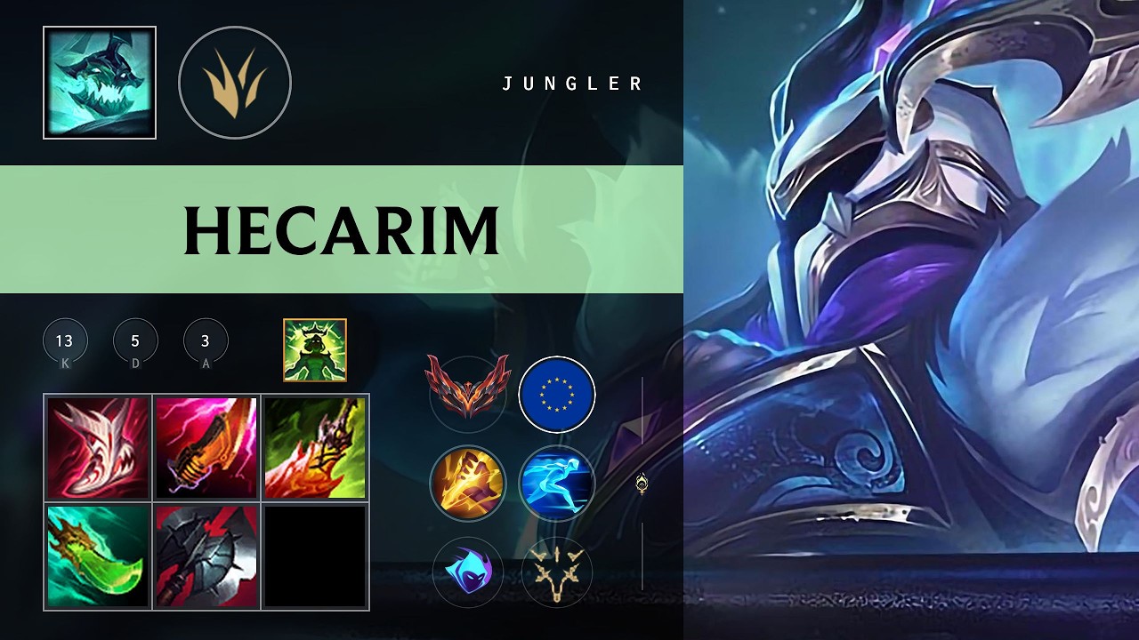 (BGT Bicas) Hecarim Jungle vs Naafiri - EUW Grandmaster Patch 26.10