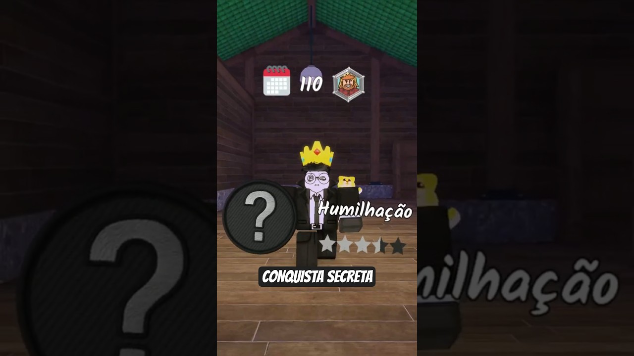 como COMPLETAR a CONQUISTA SECRETA HUMILHA&Ccedil;&Atilde;O no 99 NOITES na FLORESTA do ROBLOX #roblox