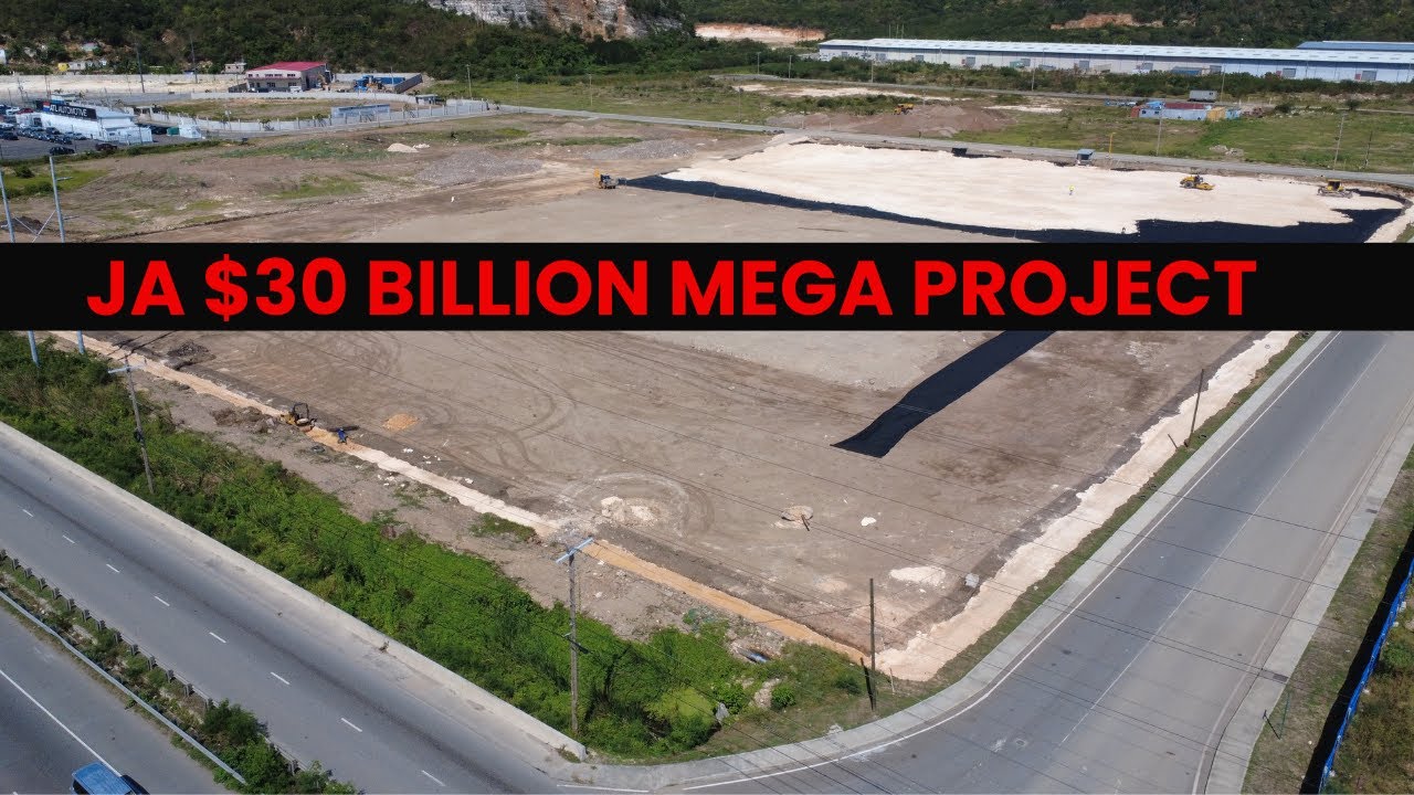 Drone Footage: JA$30 Billion Commercial Park on Mandela Hwy. Kingston's Game-Changing Development