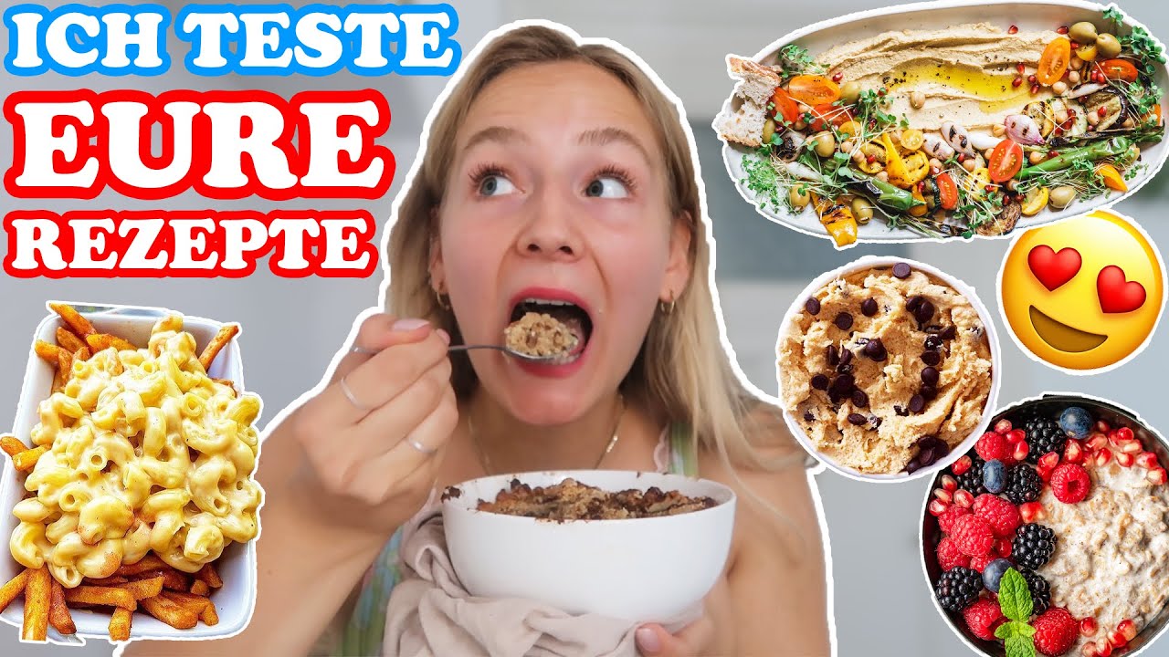 Ich teste DIE LIEBSTEN REZEPTE meiner Zuschauer!!😍(im 8. Himmel weil 7 zu tief)