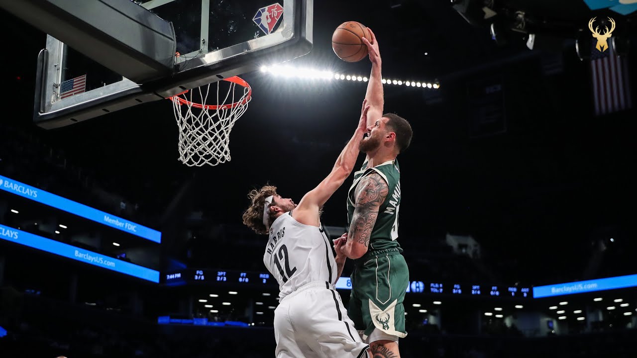 Highlights: Jordan Nwora Drops 30, Mamu Double-Double vs. Durant/Harden | Bucks v. Nets 115-119