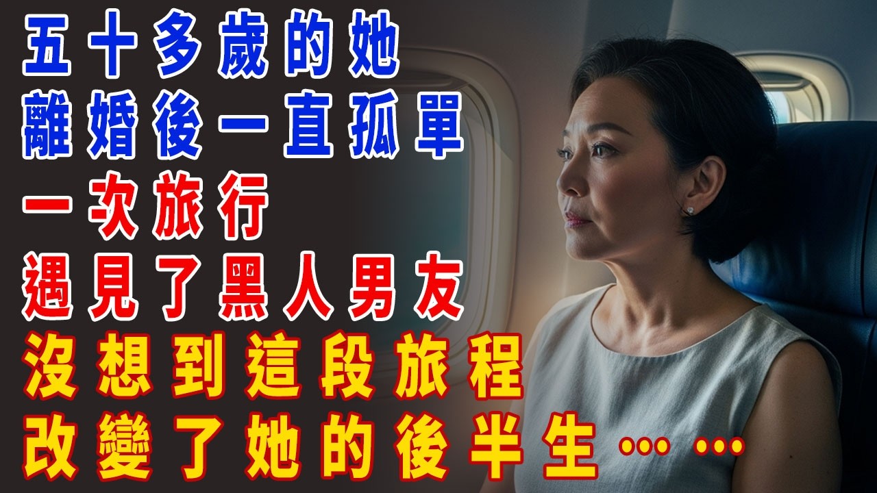 【真實故事有聲書】一位五十多歲的孤獨女性與她的黑人男友旅行 | 暮光之城、再婚、退休、暮光之城愛情、暮光之城離婚