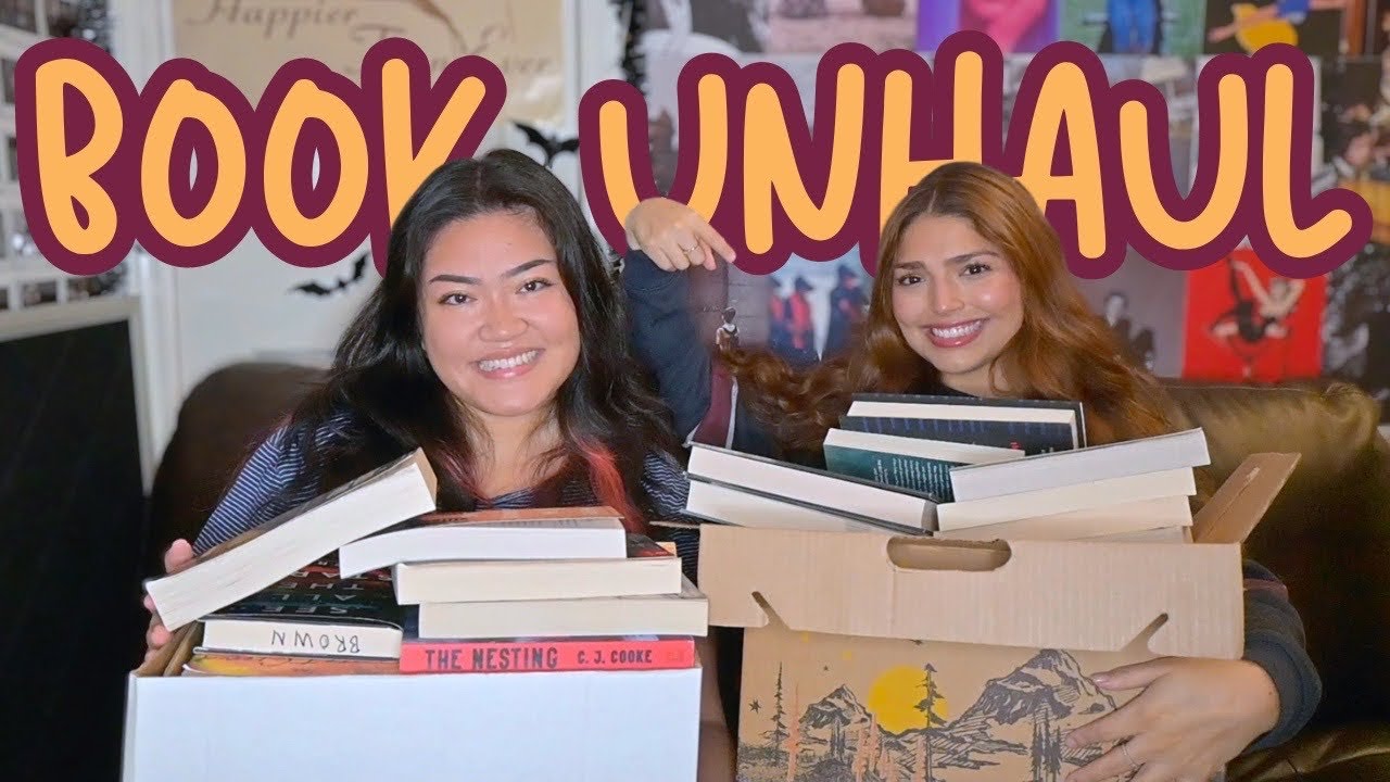 huge book unhaul 📚👀 donating to little free libraries