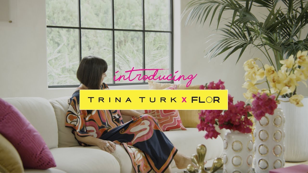 Introducing the Trina Turk X FLOR Rug Collection