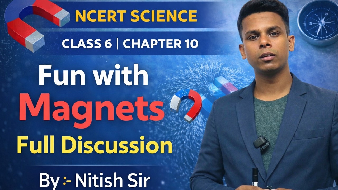 Fun with Magnets ( चुम्बकों द्वारा मनोरंजन ) Class 6 chapter 10 l #deled #bpsctre4 #ncertscience