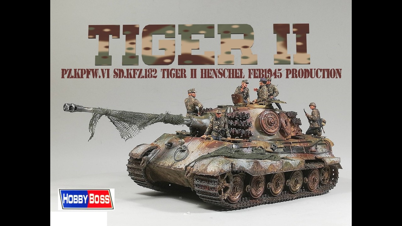 Tiger II - Hobby Boss, 1/35 scale model -