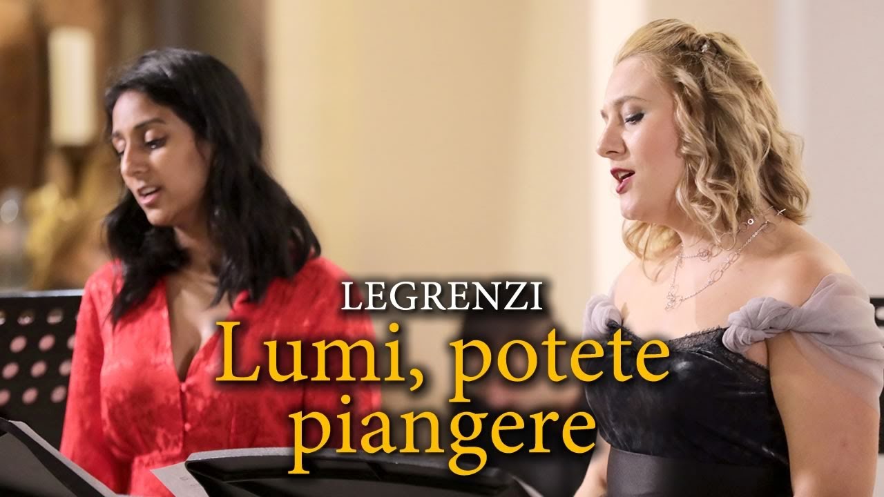 Legrenzi: Lumi, potete piangere - Ana Torbica and Tara Venkatesan, with New Trinity Baroque