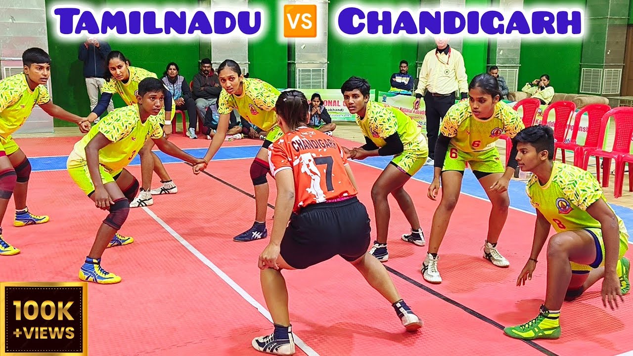 Tamilnadu 🆚 Chandigarh 😱🔥 Girls | Junior National Kabaddi Championship 2025 | Karthika, Soundarya