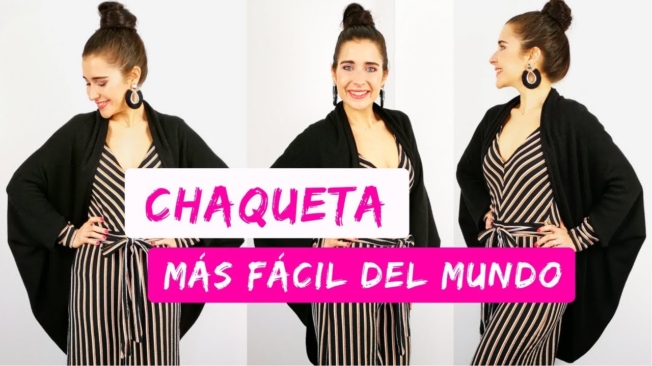 Cómo hacer la CHAQUETA más FÁCIL del mundo | PATRÓN INCLUIDO