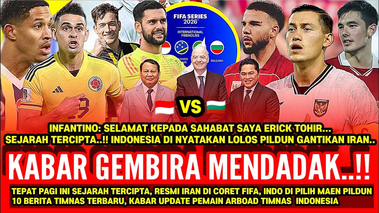 Berita Timnas Indonesia Hari Ini, SENIN 23 MARET 2026 HARI INI | Kabar PSSI Terbaru