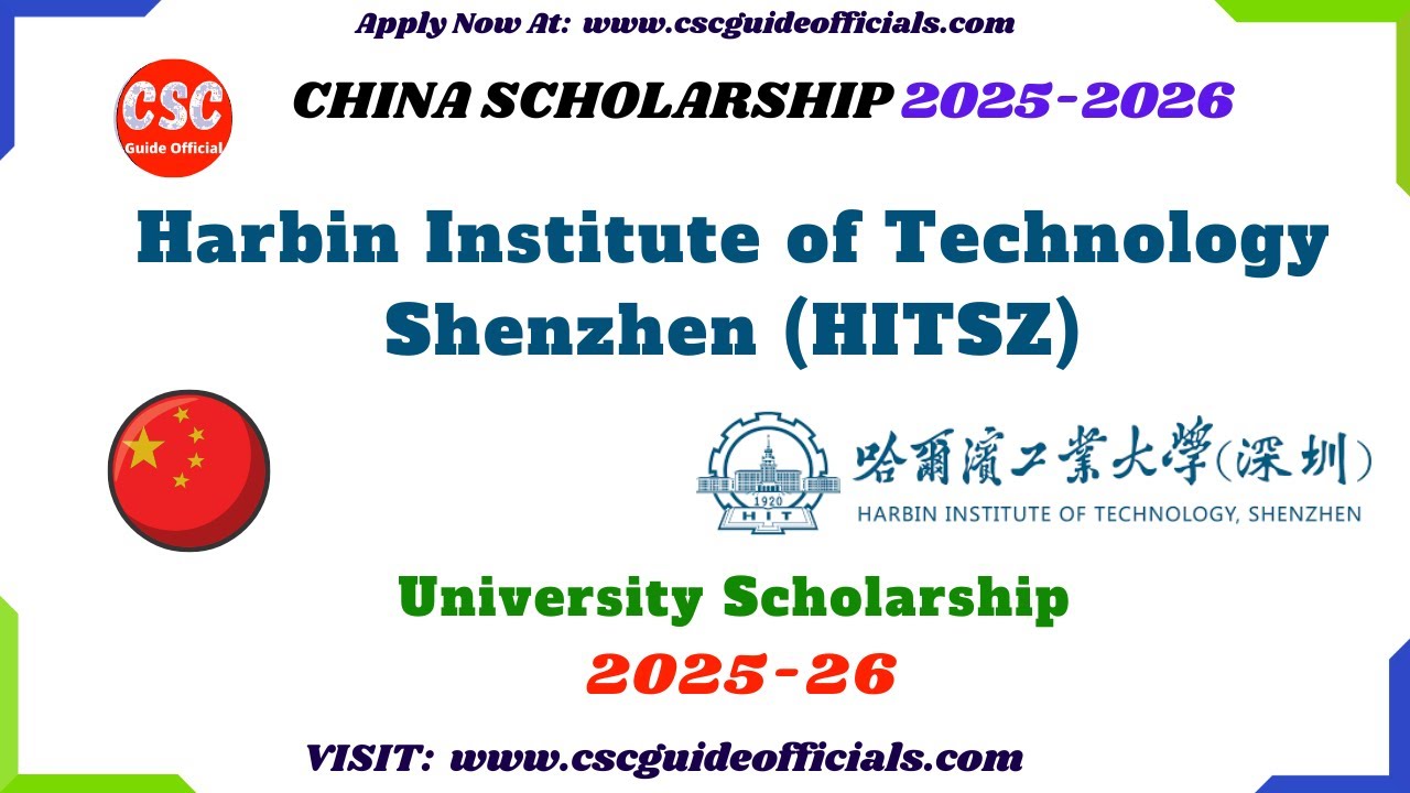Harbin Institute of Technology Shenzhen (HITSZ) University Scholarship 2026-2027 / Fully funded