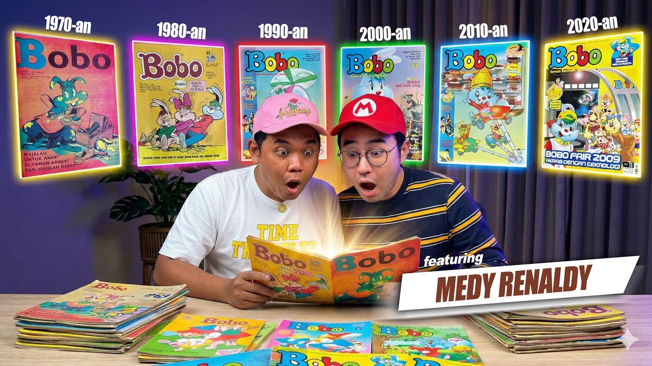 NOSTALGIA BAHAS MAJALAH BOBO TAHUN 1970an - 2020an BARENG MEDY RENALDY (Episode 2)