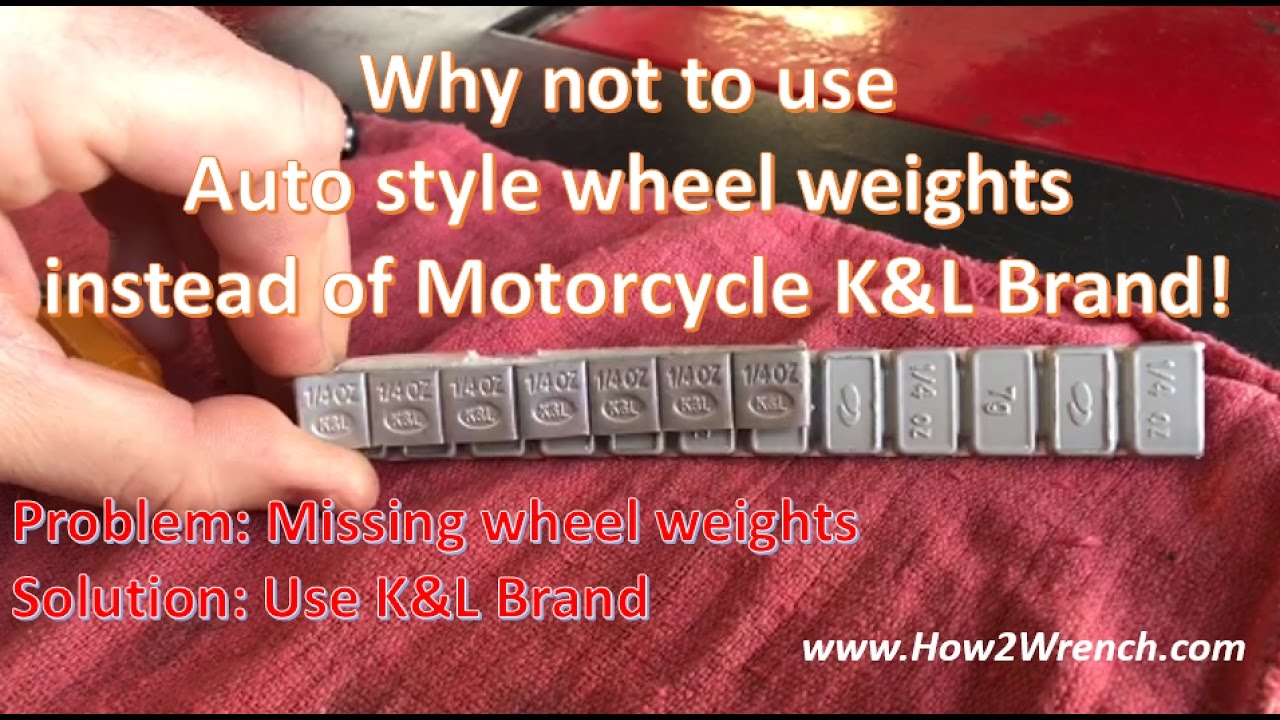 Problems new techs have using stick on wheel weights! Learn from Road Racers!