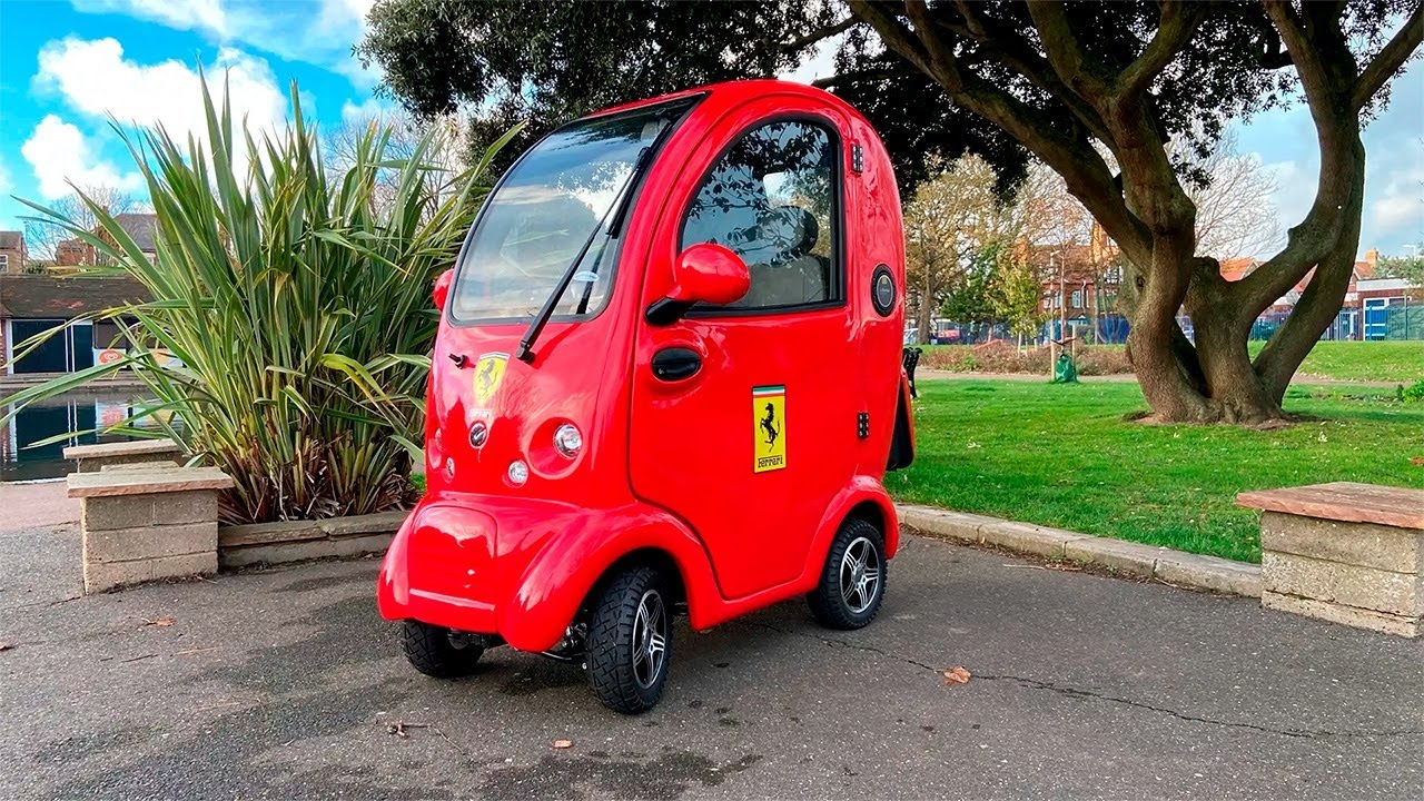 Ferrari-branded luxury mobility scooter: wild or wonderful