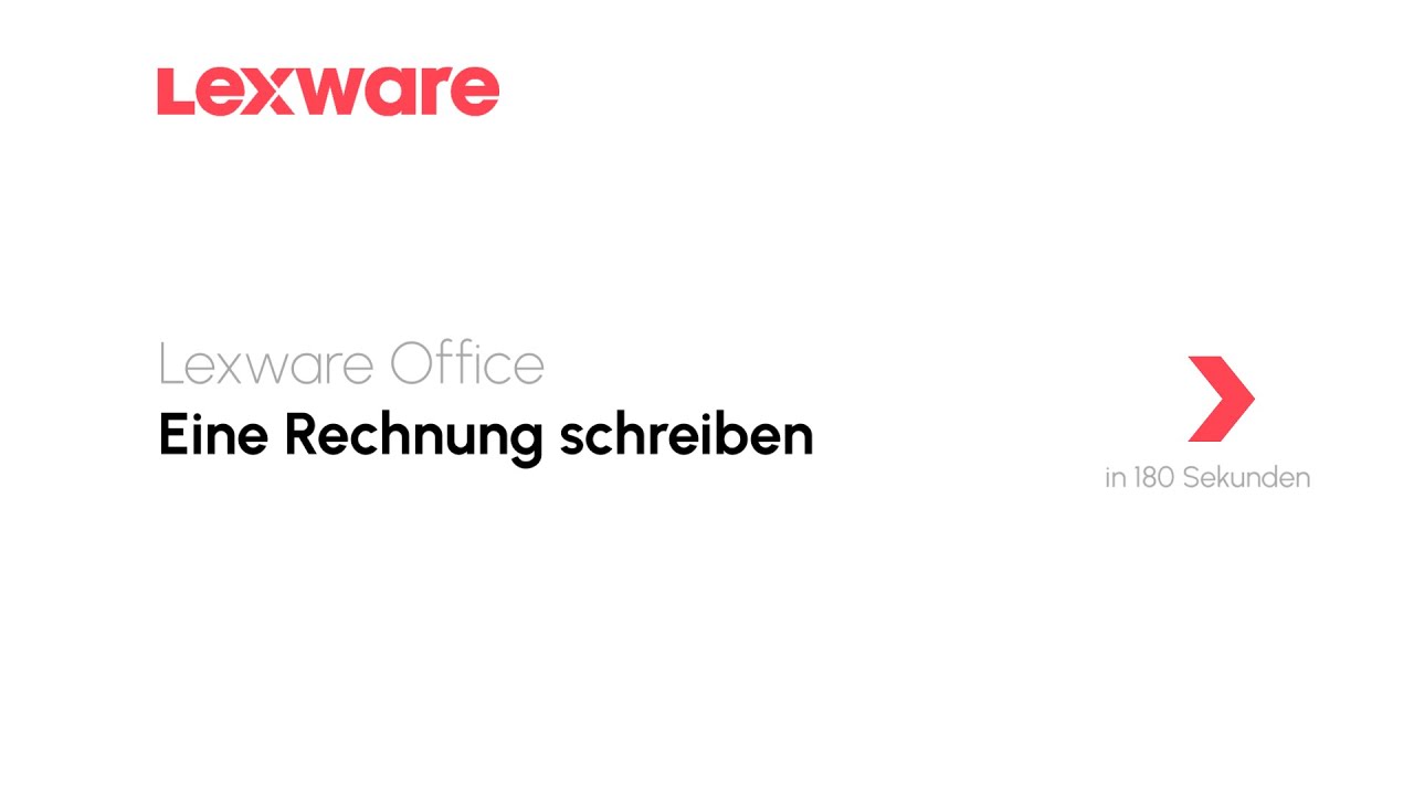 Rechnung schreiben | Lexware Office erkl&auml;rt's