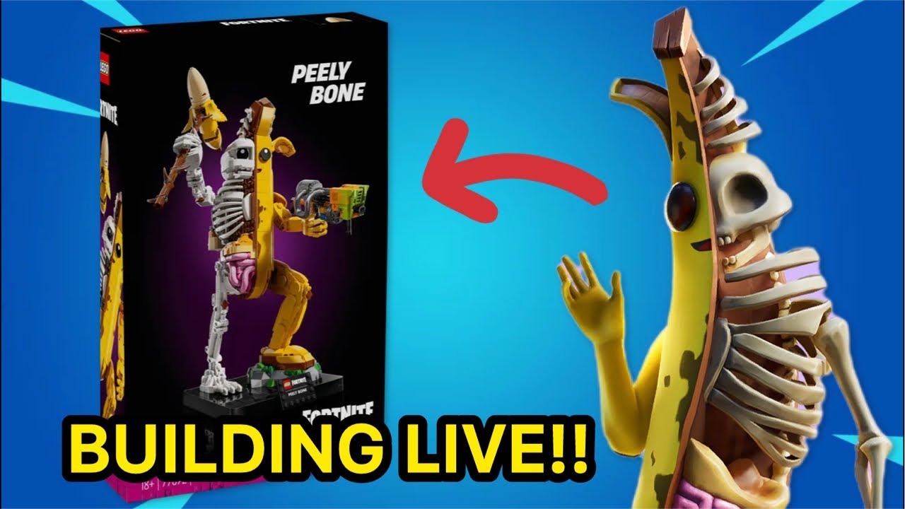 BUILDING THE LEGO PEELY BONE SET LIVE!!