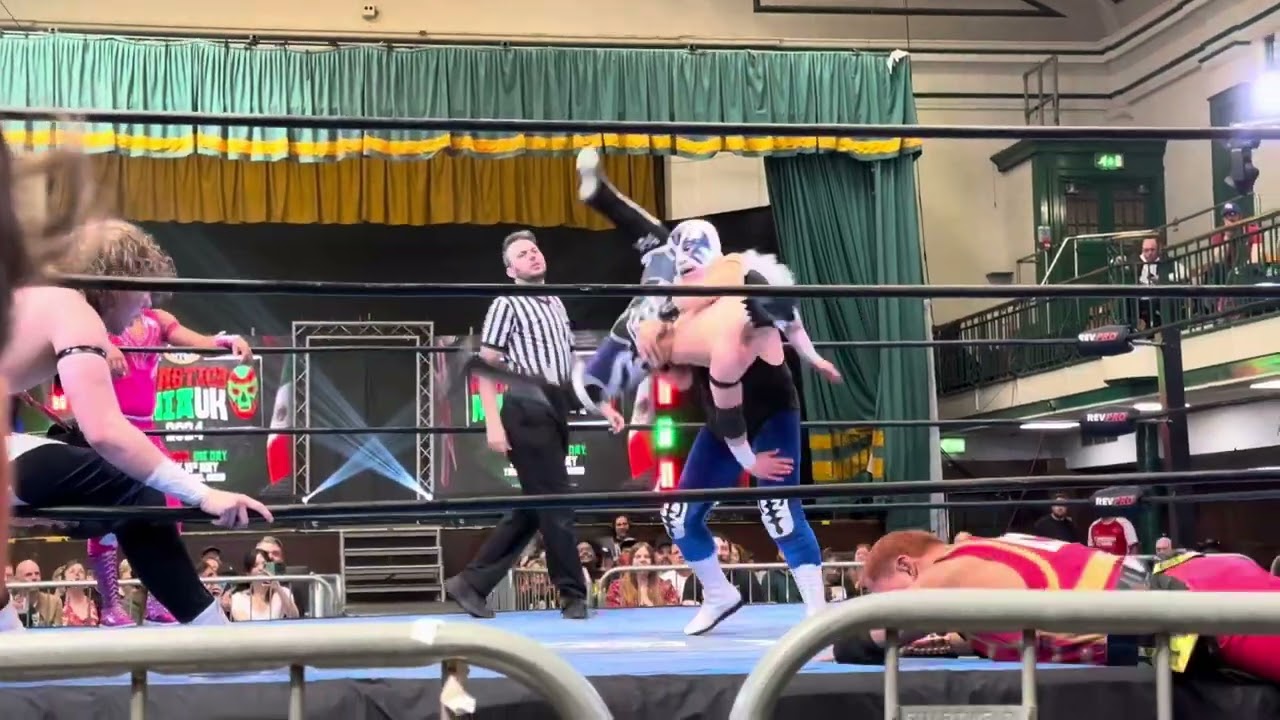 Atlantis, Atlantis Jr & Dulce Gardenia vs Lykos Gym & Okumura HIGHLIGHTS RevPro CMLL Fantasticamania