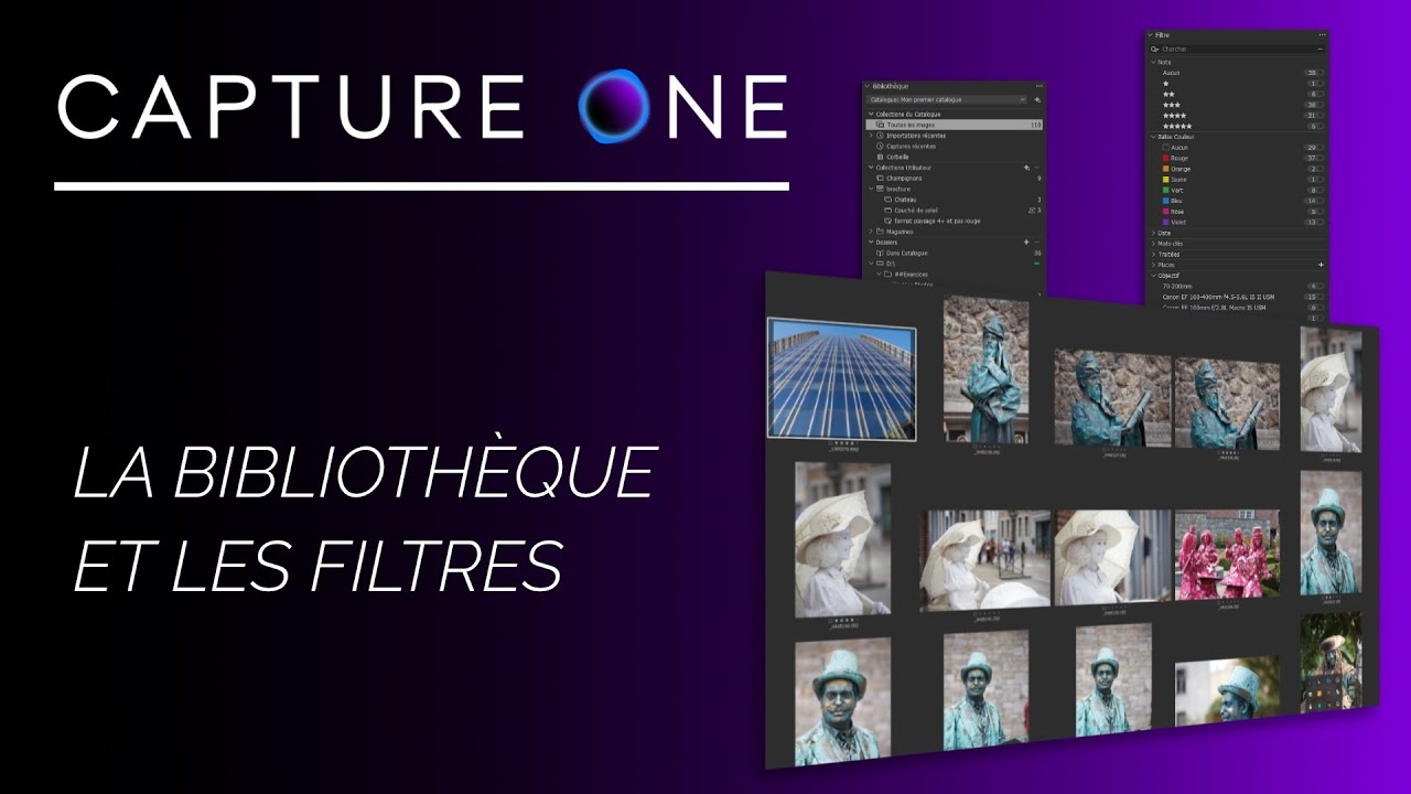 Capture One : la Bibliothèque et les Filtres