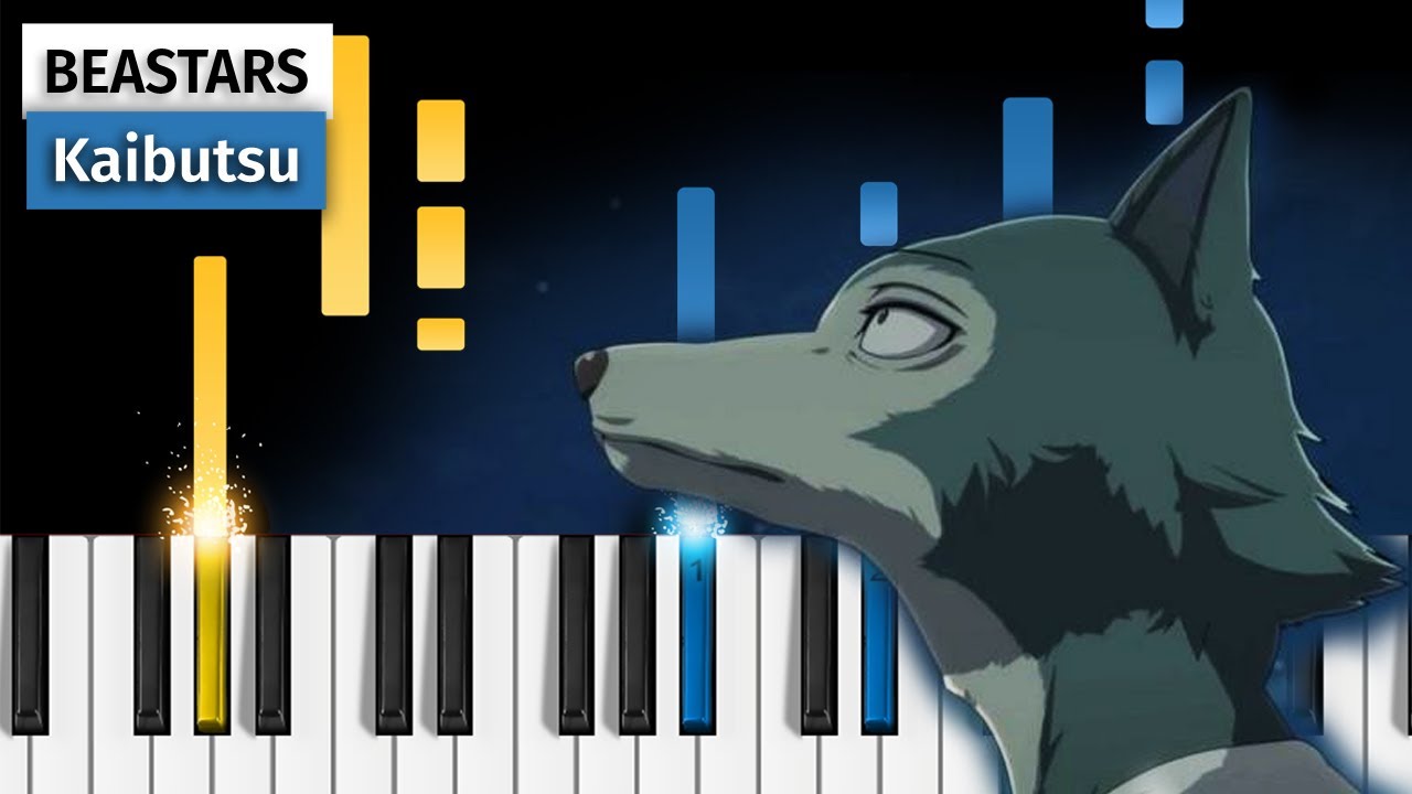Kaibutsu - BEASTARS Season 2 OP - YOASOBI - Piano Tutorial / Piano Cover
