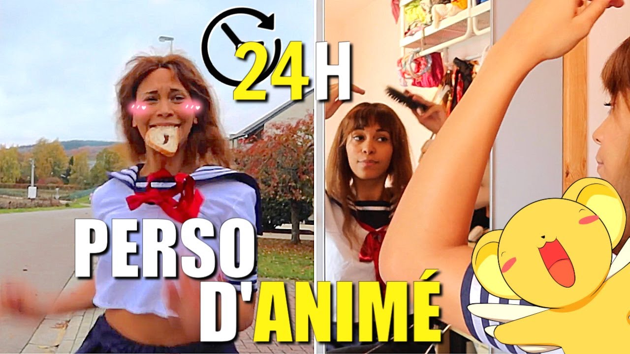 VIVRE 24H EN PERSONNAGE D'ANIMÉ/MANGA !