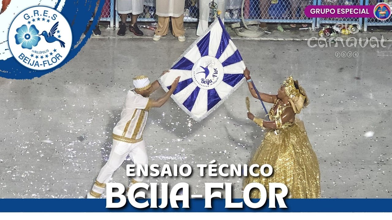 BEIJA FLOR 2026 | ÚLTIMO ENSAIO TÉCNICO NA SAPUCAÍ 