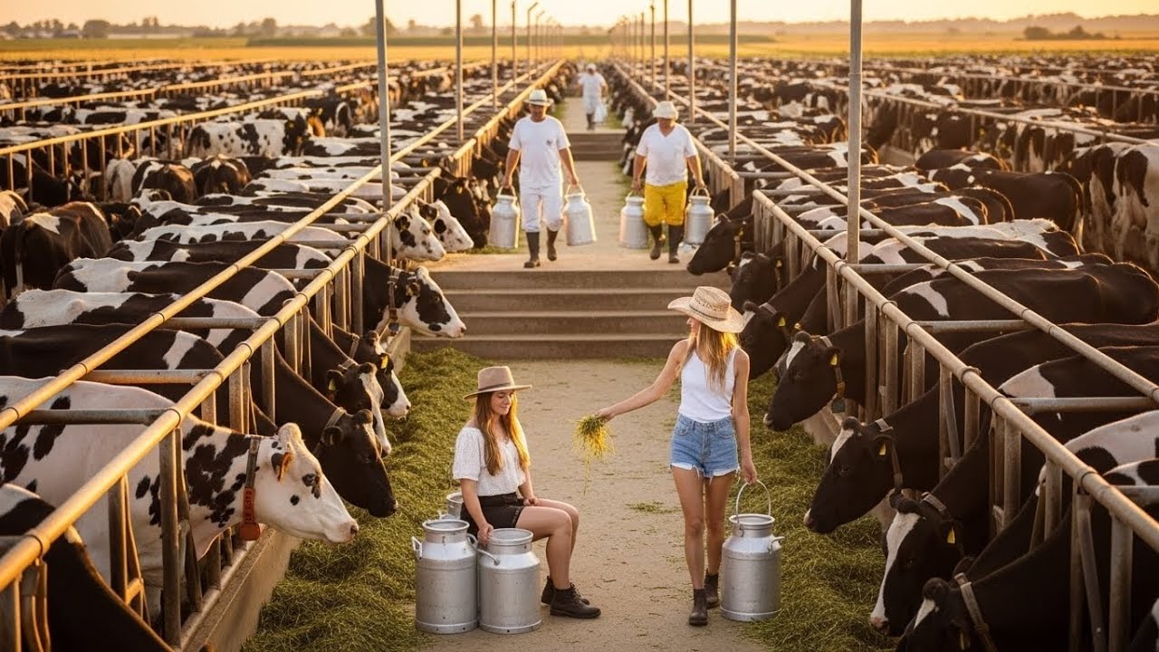 Inside a Modern Dairy Factory: From Fresh Cow Milk to UHT Milk (Full Process)
