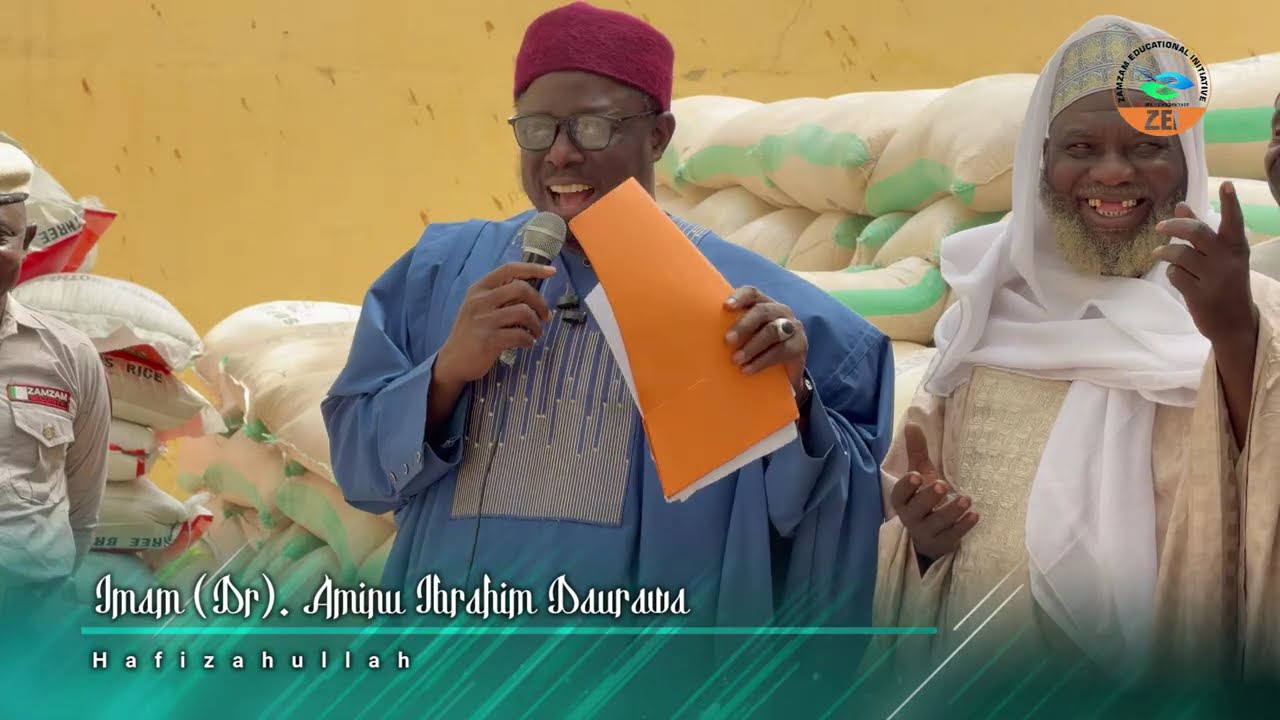Gidauniyar Zamzam ta yi rabon tallafi na kayan azumi ga mabuƙata