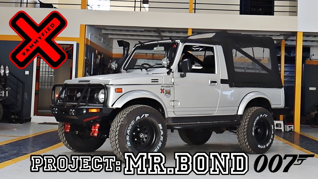 Ammyfied customs | Mr.Bond | gypsy modification | restoration | 4x4 | offroad | suzuki | jimny |