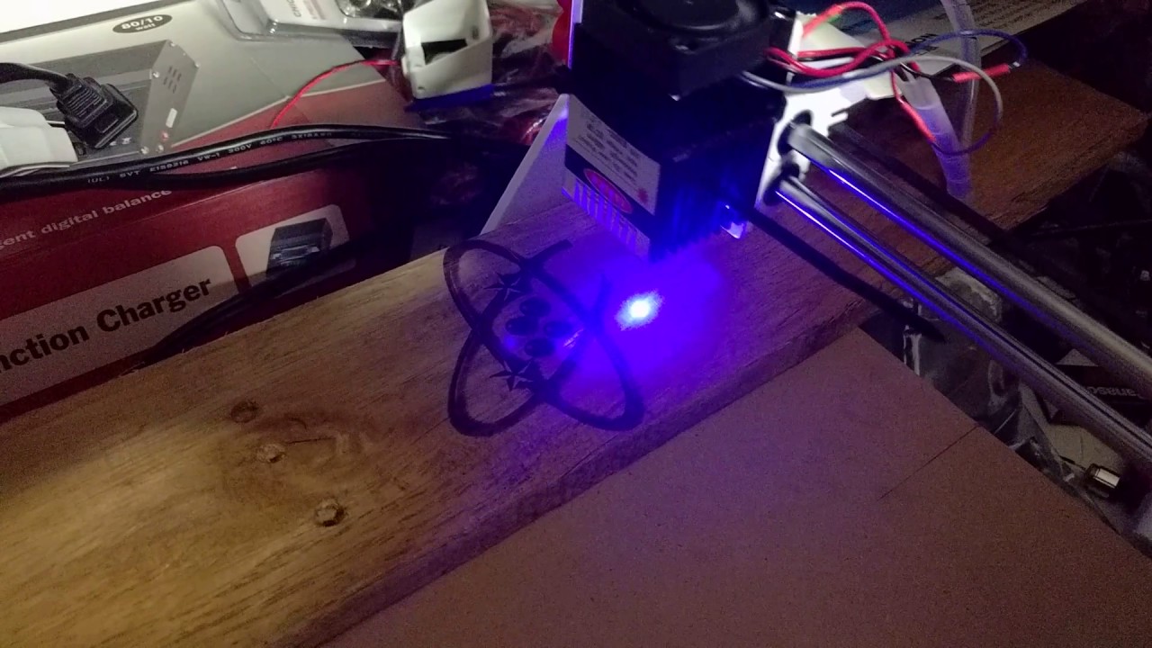 3dpBurner 3.5w laser test