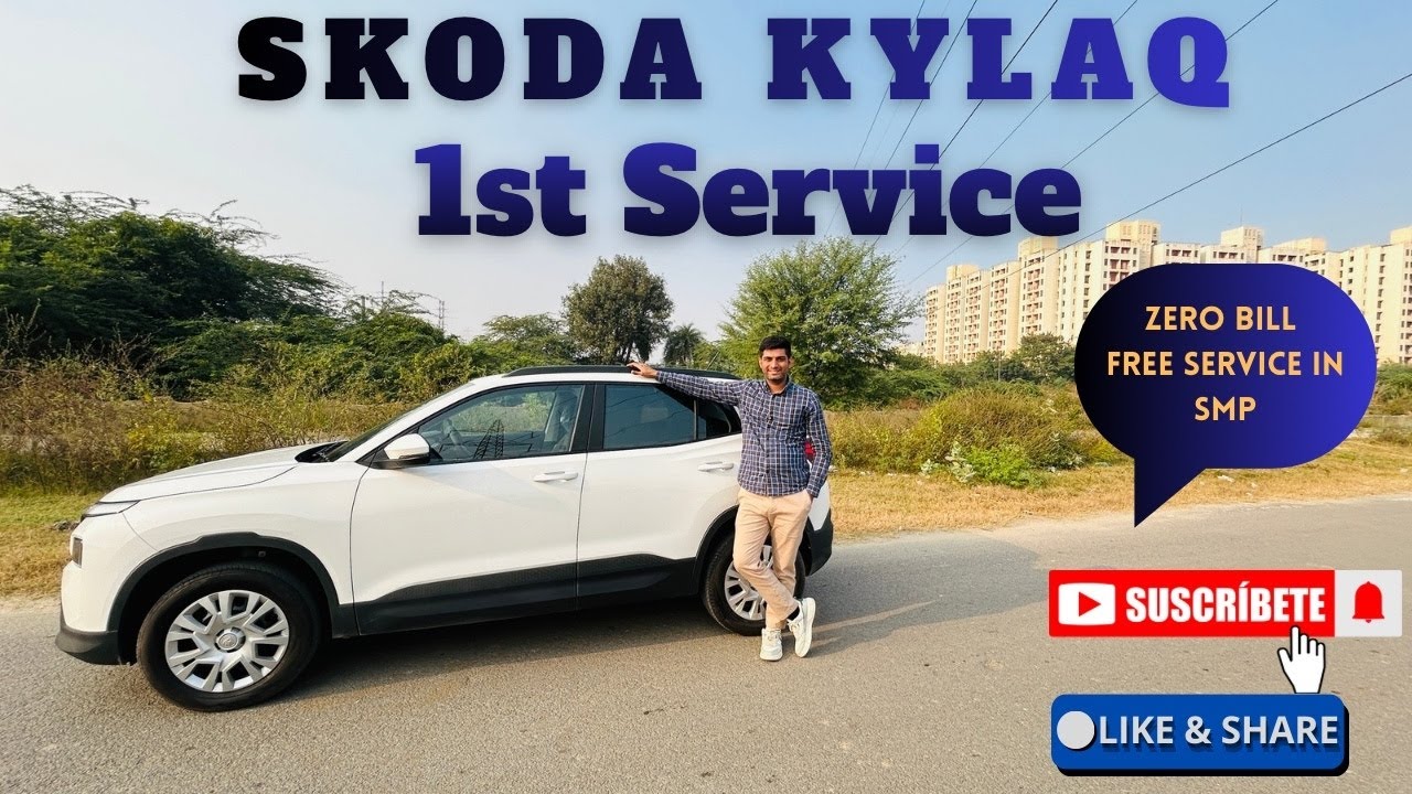 Skoda Kylaq First Service Experience! 🛠️ | Itna sasta service cost? 😲 Asli Sach! #skoda #automobile